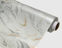 Wachstuch Pouring Grau