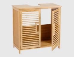 Waschbeckenunterschrank Bambus