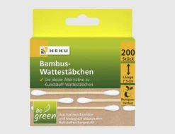 Wattestäbchen aus Bambus