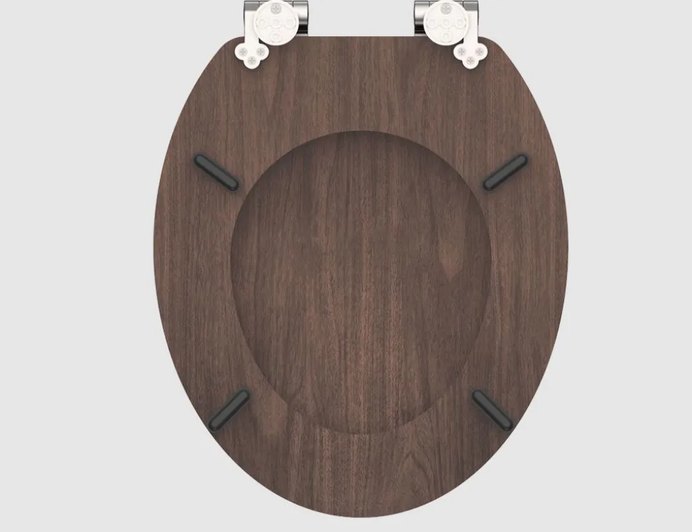WC-Sitz Dark Wood
