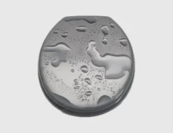 WC-Sitz Wassertropfen