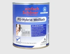 Weißlack glänzend