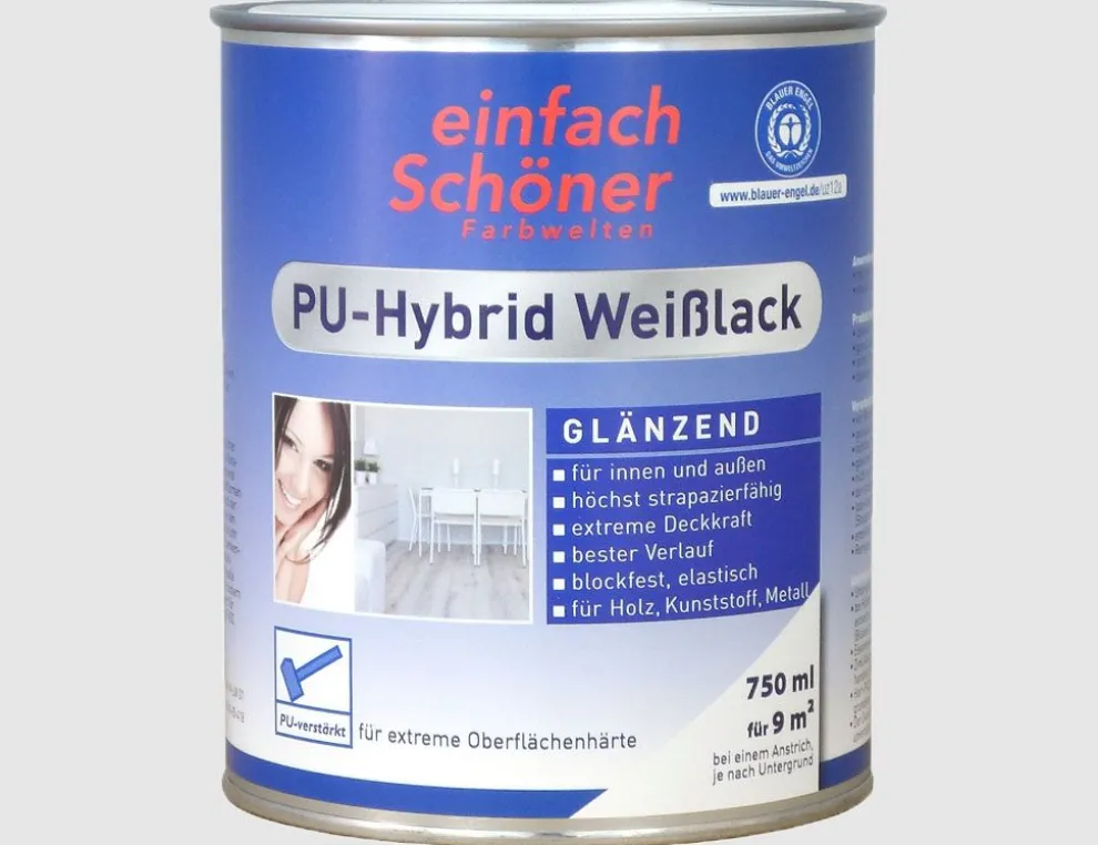 Weißlack glänzend