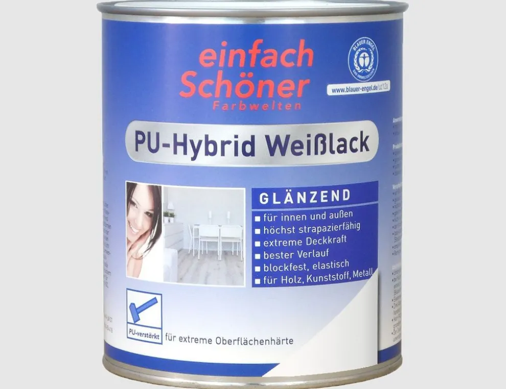 Weißlack glänzend