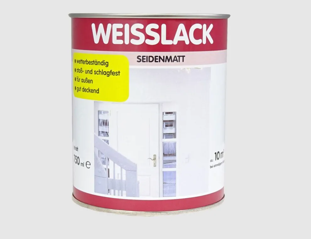 Weißlack Seidenmatt