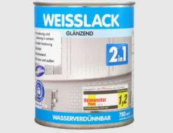 Weisslack 2in1 glänzend