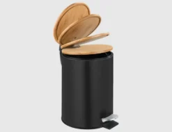 Wenko Kosmetikeimer Schwarz 3l