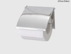 WENKO Toilettenpapierhalter Cover verchromt