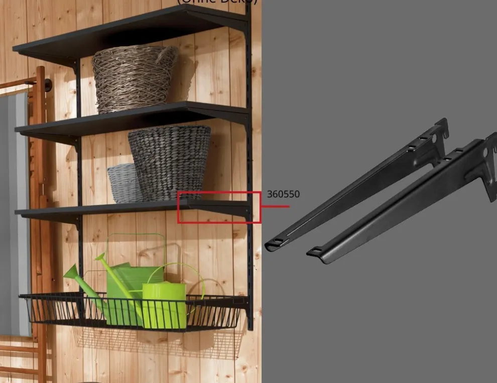 Winkelträger 38 cm (1 Paar)